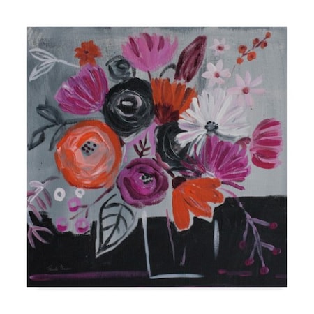 Farida Zaman 'Nighttime Bloom' Canvas Art,35x35
